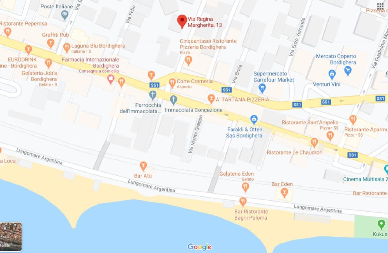 Casa Margherita, Centrale A Due Passi Dal Mare Bordighera Exterior foto